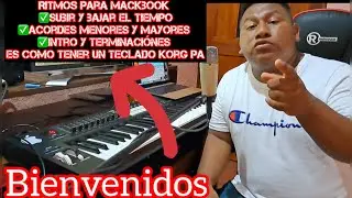 Ritmos completos para Mackbook// Es como tener un korg Pa1000// Charly Gonz&aacute;lez