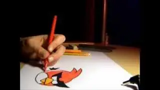 Angry Birds Space-How to draw Space Angry Bird