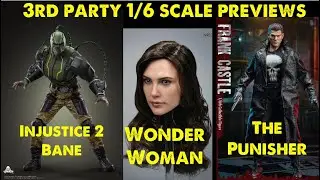 3rd Party 1/6 Scale Figure Previews The Punisher + Injustice 2 Bane & Wonder Woman Art Figure