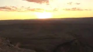 Sunset at Fish River Canyon - Namibia