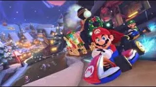UNEDITED Merry Mountain 25x with Custom Items [Mario Kart 8 Deluxe]