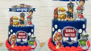 Paw Patrol Cake| using Boiled Icing