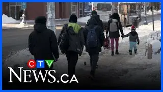 Workers brave the cold in the Maritimes