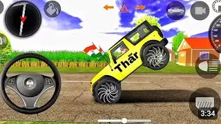 Modified Mahindra Thar😈Games:Indian Thar Yello (Gadi Wala Games) Car Game Android Game Part,28#Games