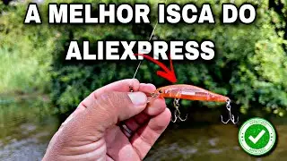 A melhor isca da China para pescaria de tucunar&eacute; #pesca