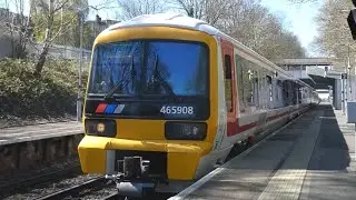 Journey on a Southeastern Class 465 | Blackheath to Falconwood - 465908 (Network SouthEast Livery)
