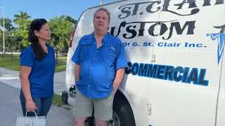 AC Repair   Cape Coral   St  Clair's Custom Air INTERVIEW Donors Rhonda and Greg St  Clair