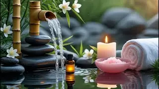 Flowing Bamboo Water ASMR 🌿💧 | Piano Harmony for Relax & Tingles #33