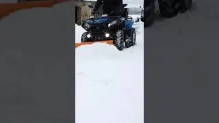 snowplow ATV #shorts #cfmoto #cfmoto #квадроцикл #quadbike #atv #cforce