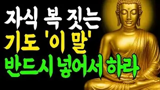 자식을 위한 복 짓는 기도, 반드시 넣어야 할 이 한마디는 잊지 마세요!   부처님말씀   인생조언   오디오북