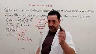 Exercícios 35 e 36 #matemática 