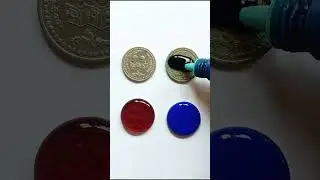 Coin Colour mixing | Satisfying |#art #shorts  #short #trending #viral #viralshorts