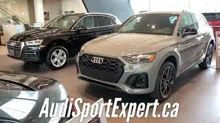 2021 Audi Q5 vs 2020 Audi Q5 side by side