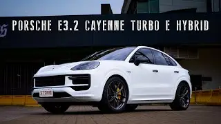 Porsche E3.2 EA825 Cayenne turbo E hybrid / Stone Catted Downpipe Sound