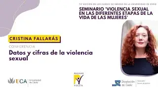 Ponencia Cristina Fallarás: Datos y cifras de la violencia sexual