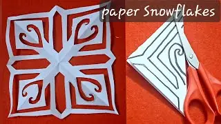 Snowflake Paper Craft | Paper Snowflake ❄️ ❄️ #snowflake  #papercraft