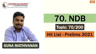 NDB | Topic 70/ 200 | Current Affairs Prelims 2021 | Mr. Guna Mathivanan
