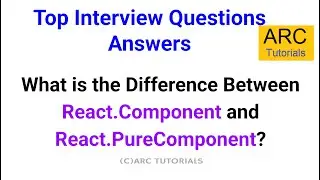 Вопросы и ответы для собеседования по React &ndash; Компонент против чистого компонента против классово...