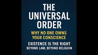 The Universal Order Why No One Owns Your Conscience Existence Is the Right Beyond Law