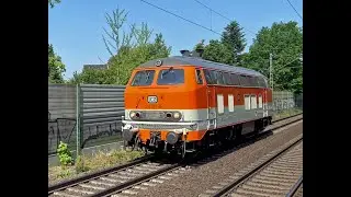 Kurzclip: 218 137 (Pop-Lack) und 155 (Purpurrot) Begegnung Prisdorf