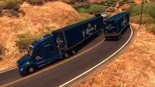 Kenworth T680 rumbo a Cabo San Lucas, Baja California Sur, México