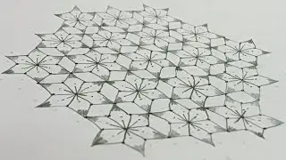 ✨ 15*8(middle dot) மார்கழி மாத Star Rangoli/Simple Mystyle Kolam