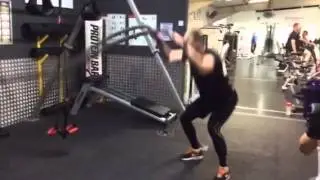 BATTLE ROPES: Burpee Slam tutorial with Reece Mills at Active4Less Hove