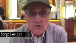 Serge Losique Presidente del Festival des Films du Monde de Montreal al Cannes Hotel Majestic