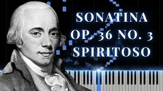 Clementi - Sonatina Op. 36 No. 3 (1st Movement - Spiritoso) - Piano Tutorial