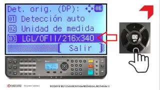 ECOSYS M2040dnL Series Copia mezclando hojas tamaño carta y oficio