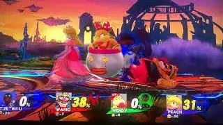 Super Smash Bros Wii U T.20 & Peach, Battlefield 4/8