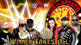 Jay White VS Finn Balor  with Managers  Double Title Match at Japan Dome WWE2K19 GAMEPLAY