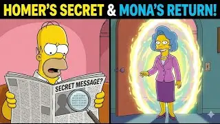 Homer's Secret Message & Mona Simpson's Return