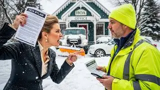 HOA Banned My Snow Removal Hours, Too Bad I'm The Contractor With Their Only Valid Permit