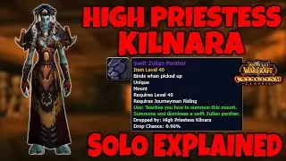 High Priestess Kilnara Solo EXPLAINED (Hunter PoV) [Cataclysm Classic] - Swift Zulian Panther Farm