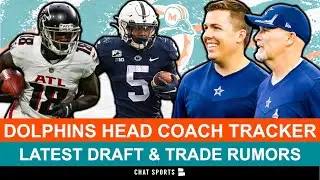 Miami Dolphins Head Coach Tracker + Dolphins Draft Rumors From Mel Kiper & Calvin Ridley Trade Idea