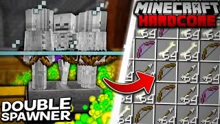 Я построил ДВОЙНУЮ ФЕРМУ СКЕЛЕТОВ в Minecraft Hardcore (#4)