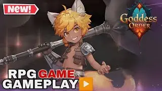 GODDESS ORDER ГЕЙМПЛЕЙ НОВАЯ ПИКСЕЛЬНАЯ ИГРА KAKAO ЭКШЕН-RPG ДЛЯ ANDROID/iOS