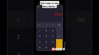 Simple Calculator using HTML, CSS & Js #programming #javascript #codingproject #calculator #htmlcss