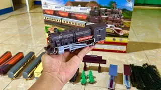 UNBOXING RAILCAR SERIES TRAIN FAMILIAR | FENFA TRAIN | ASMR RUNNING SESSION | DS WORLD MINIATURE