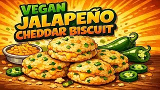 Making Vegan Jalape&ntilde;o Cheddar Biscuits 