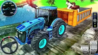 Real Animal Indian Tractor Transport - Farm  Zoo Transporter Truck Driving - Android GamePlay