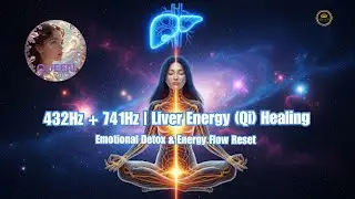 432Hz + 741Hz | Liver Qi Healing|Emotional Detox & Energy Flow Reset|#liver#mood#anxiety#impatience