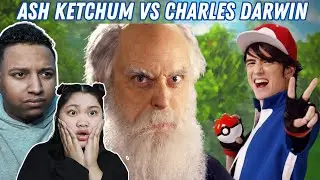 Ash Ketchum vs Charles Darwin - Epic Rap Battles of History | Couple Reacts