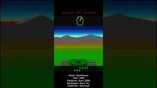 Battlezone - 1983 - Atari 2600 ( Atari VCS ) (Shorts) #games #atari #atari2600 #atarivcs #retrogames
