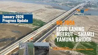 January 2026 O&M Period Update | 4K Drone Survey | NH-709A Meerut&ndash;Shamli | @SainiSkyStudio