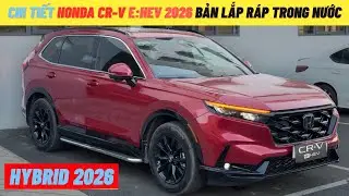 Những hình ảnh đầu tiên trên CR-V Hybrid 2026 | Honda CR-V L e:HEV 2026 | CR-V Rs e:HEV 2026 lắp ráp