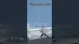 How to increase throw distance in surfcasting #relixnusantara #pasirselatan420 #action #rod