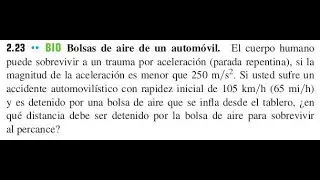 ¿Salvaría tu Vida el Airbag de tu Auto si te Estrellas a 105 Km/h? | Física Universitaria.