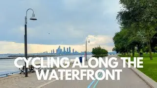 Cycling from Mimico to Trillium Park along the Waterfront Trail